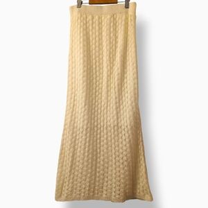 Women Unbranded Cream Crochet Skirt Sx XS-S
